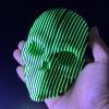 🎁Last Day Sale - 70% OFF🎉Halloween Decor-3D Printed Luminous Quantum Skull , Glow in The Dark Quantum Skeleton Head