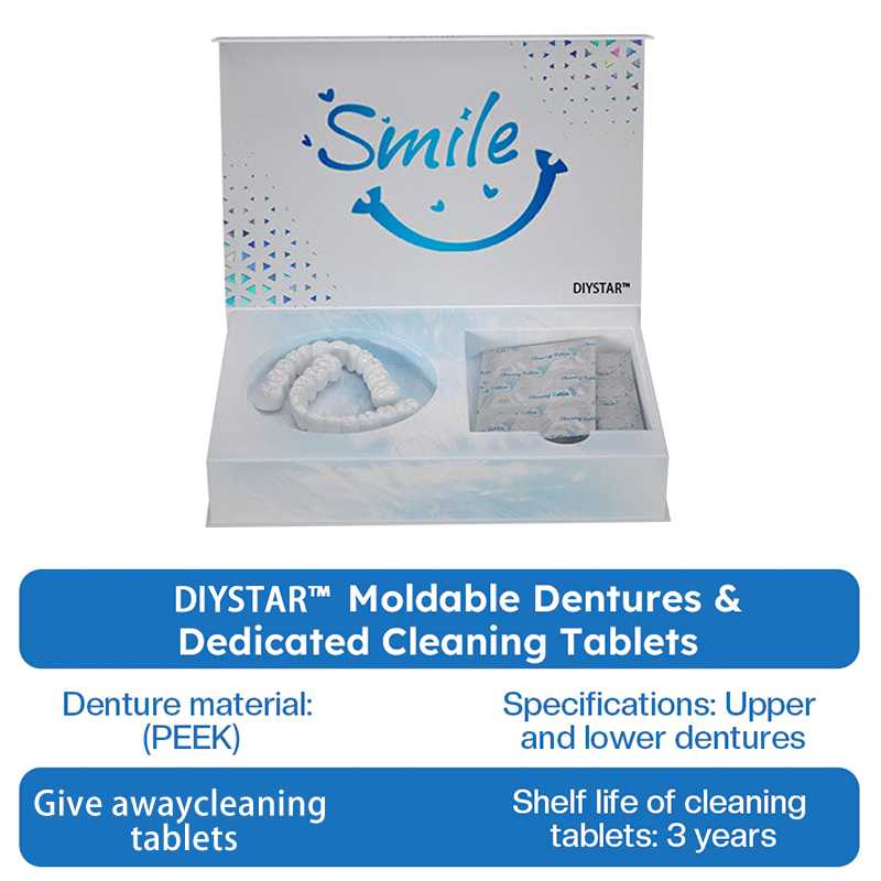 Official Store | DIYSTAR™ Moldable Dentures🧑🏽‍⚕️Obtain American Dental Association (ADA) Certification ✅