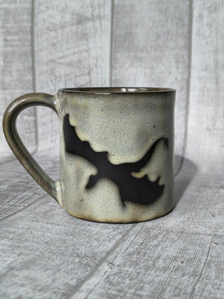 Three Dragons Handmade Mug