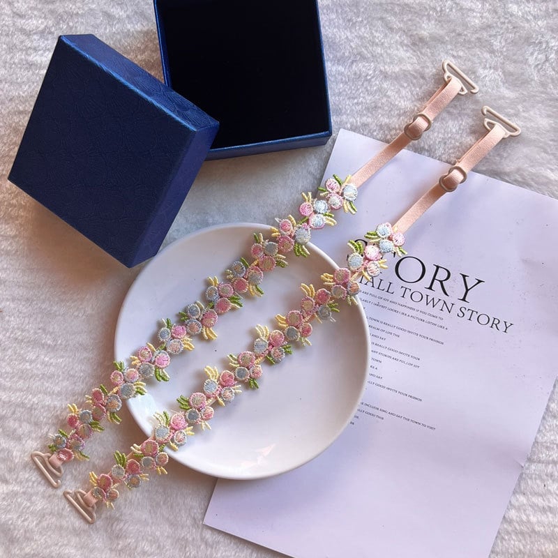 🎁TikTok Last Day Sale - 70% OFF🎉Handcrafted Floral Bra Straps