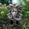 Medusa and Snake Garden Stake