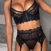 The Seducer Three-piece Lingerie Set