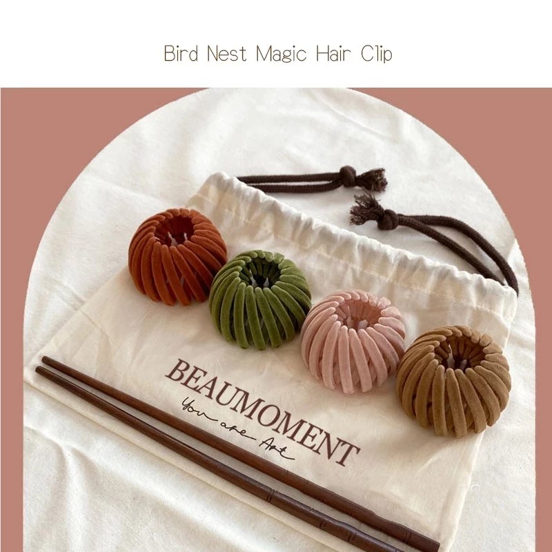 TikTok Last Day Promotion -60% OFF🎉Bird Nest Magic Hair Clip 💥💥BUY 5 GET 5 FREE