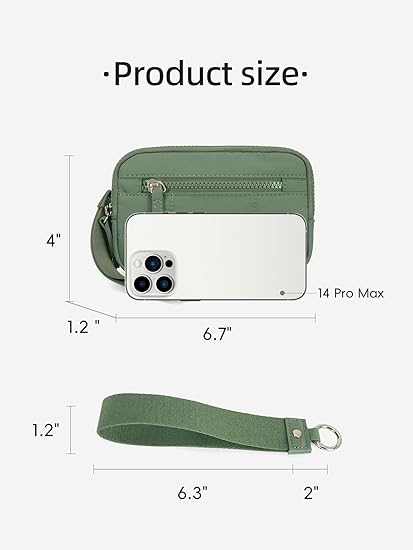 🔥Last Day Promotion 50% OFF🔥Puffer Wristlet Wallet Fits Phone