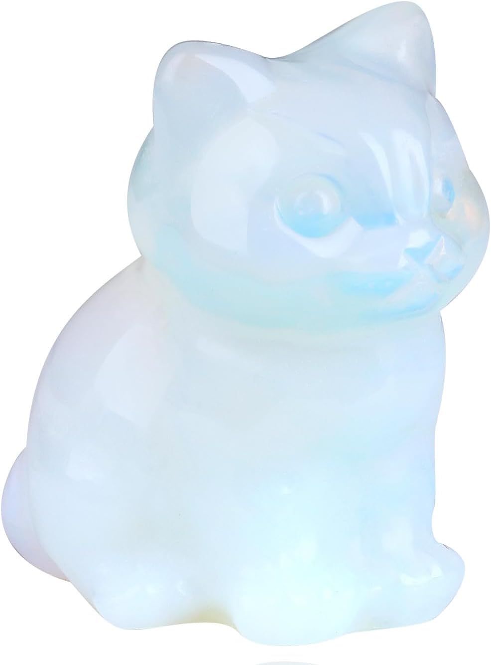 🔥Natural Crystal Carved Cat,Hand carving Cat Figurine- Buy 3 Get Extra 15% Off