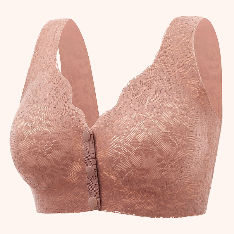🎁LAST DAY 45% OFF🎁New Arrivals Front Closure Zero Feel Lace Full Coverage Bra