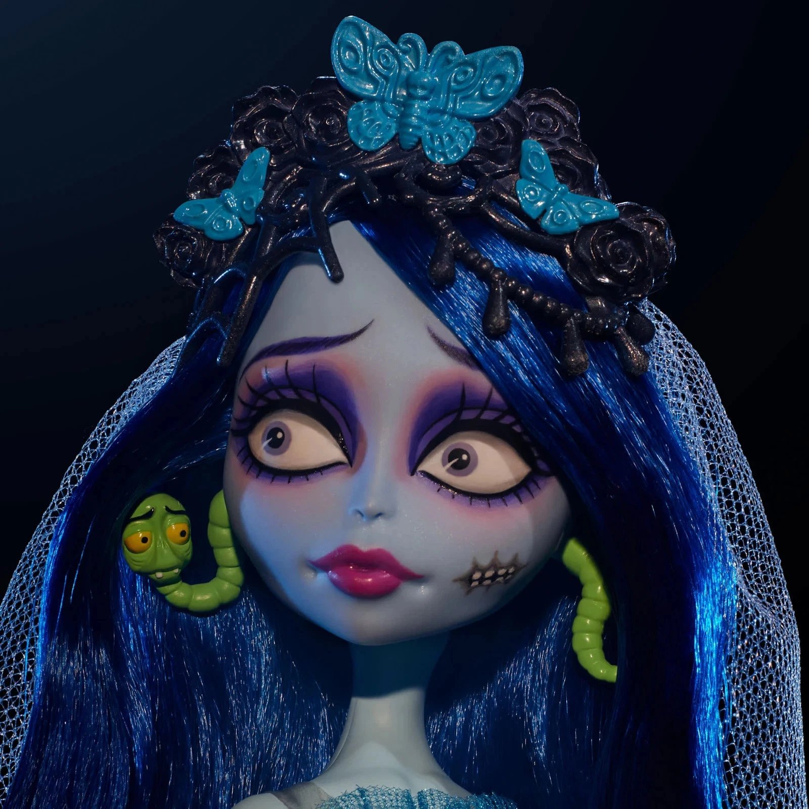 🎃 Halloween Exclusive: Monster High × Tim Burton's Corpse Bride Emily Skullector Fashion Doll💀🕯️