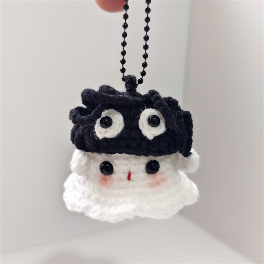 👻Crochet cute ghost keychain 💖