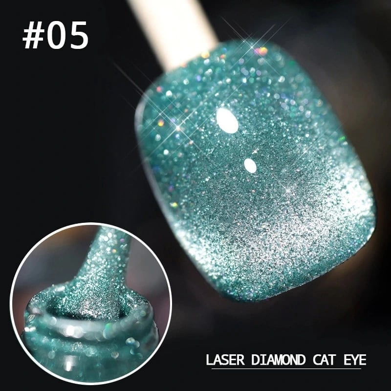 (🌲Early Christmas Sale - 49% OFF) 💎Laser Diamond Cat Eye Nail Polish