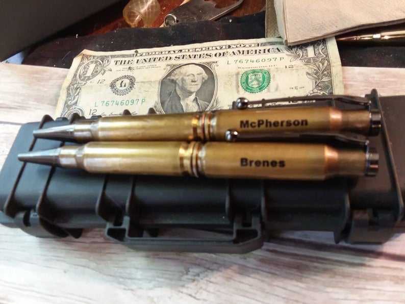 ✒️Personalized Pen Made From Real 308 Caliber Bullets From Battlefield （BUY 2 GET  FREE SHIPPING)