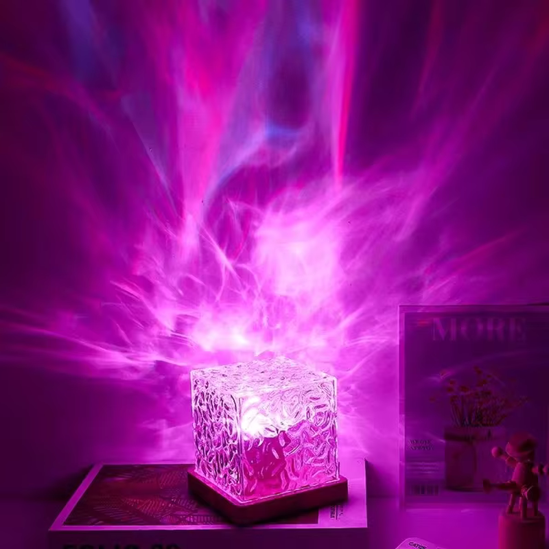 🔥Last Day Promotion - 50% OFF🎁🌈Rotating Water Ripple Night Light Aura Lamp💛