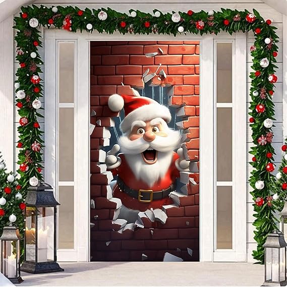 (🎄Early Christmas Sale - 70% OFF)Christmas Decoration Door Cover Tapestry