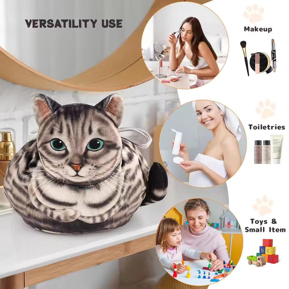💥LAST DAY SALE 50% OFF💥Cute Cat Shape Storage Bag⚡BUY 2 FREE SHIPPING