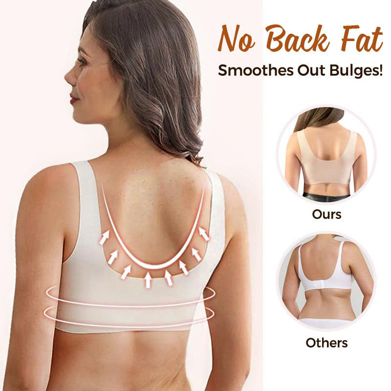 BK®FRONT CLOSURE '5D' SHAPING PUSH UP COMFY WIRELESS BRA(3 PCS)