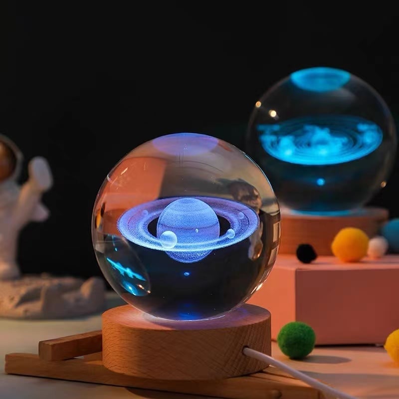 (🔥Last Day Promotion 50% OFF) 3D Planet Crystal Ball - Buy 2 Get Extra 10% OFF & FREE SHIPPING