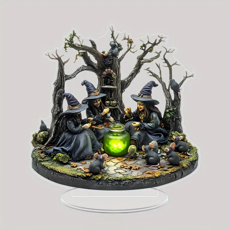 2D Witch Figurine