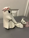 Tiktok Summer Sale🎉Ghost Walking Dog Statue👻