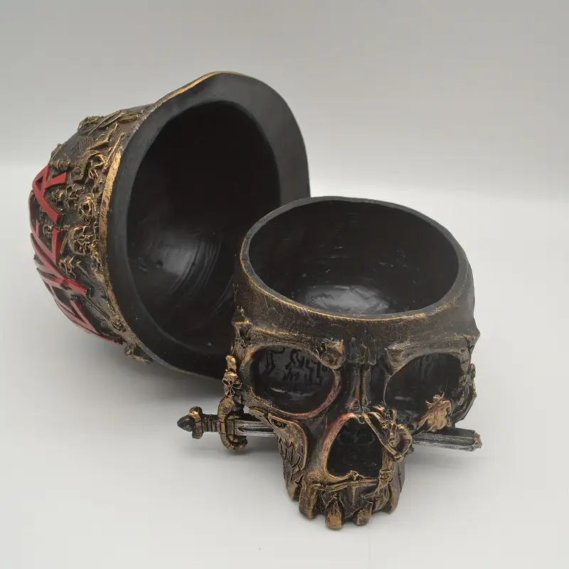 Military fan skull storage box