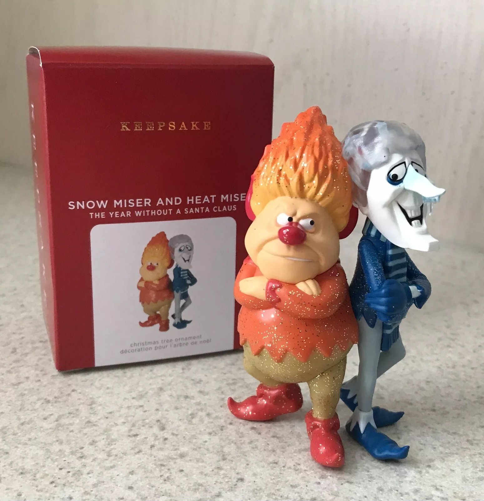 (🎄Christmas Hot Sale - 49% OFF) Snow Miser & Heat Miser Tree Ornaments