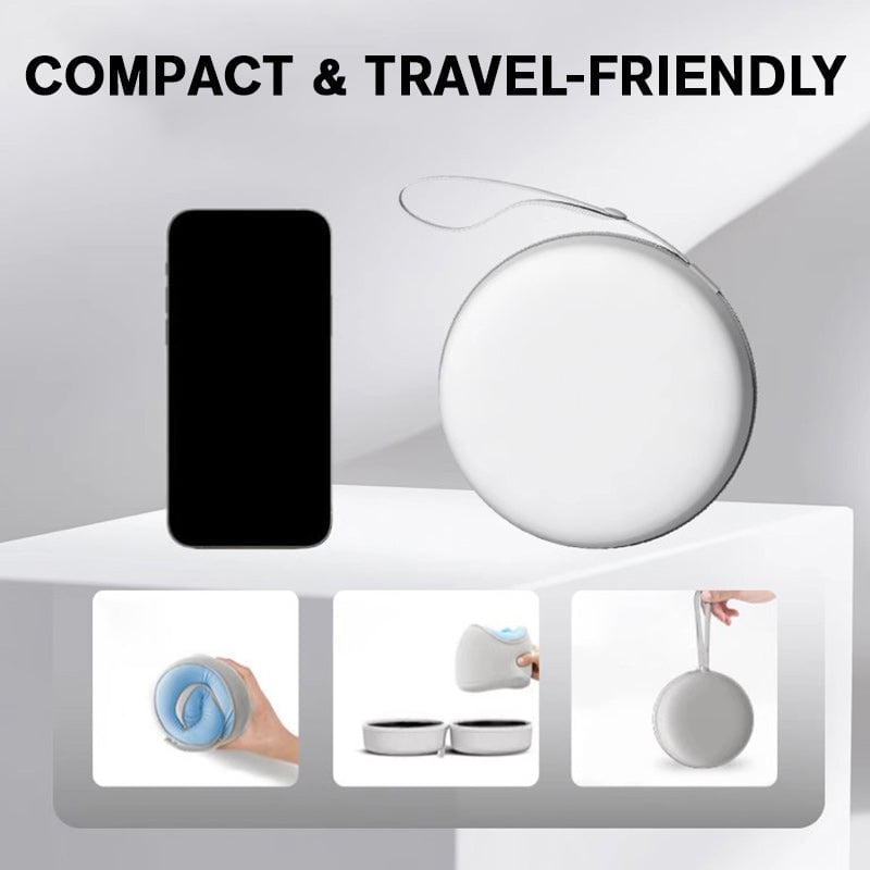 ⏰ Today Only – 49% OFF 🎁 Ergonomic Memory Foam U-Shaped Travel Neck Pillow