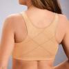 Front hooks, stretch-lace, super-lift, and posture correction – ALL IN ONE BRA!