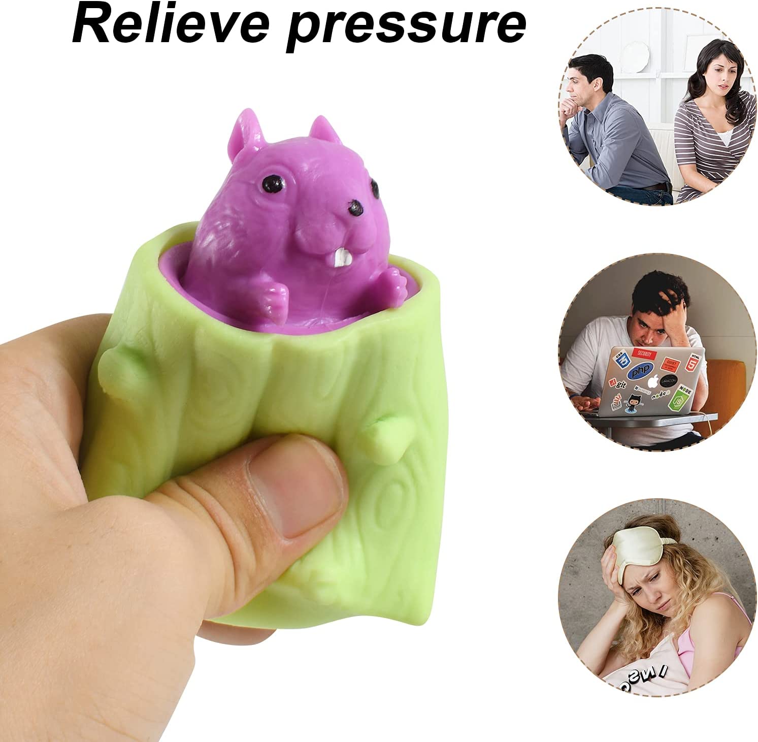 (🎄Christmas Hot Sale - 49% OFF) Squirrel Squeeze Toy - Buy 5 Get 3 Free & Free Shipping