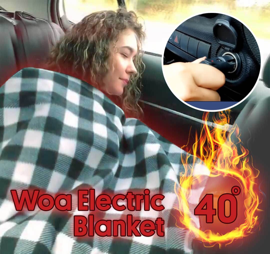 ❄Winter Specials- SAVE 48% OFF⛄Woa Car Heating Blanket-FREE SHIPPING TODAY