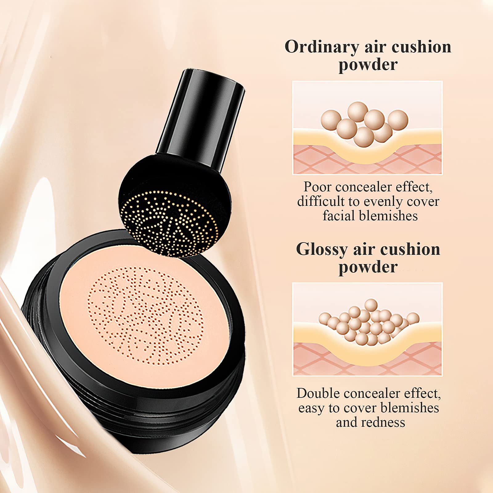 Anti-Age Cushion CC Cream（Free Gift Mushroom Head Air Cushion ）