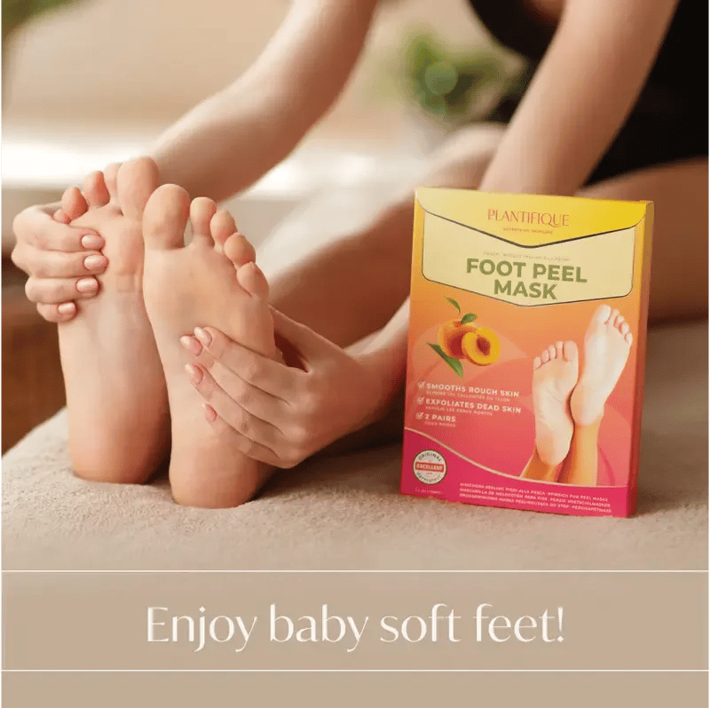 Peach Foot Peel Mask - Dermatologist Tested