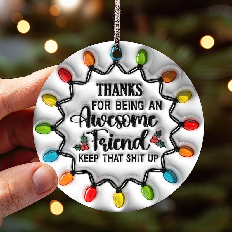 Friendship  Ornament-🎁Awesome Friend