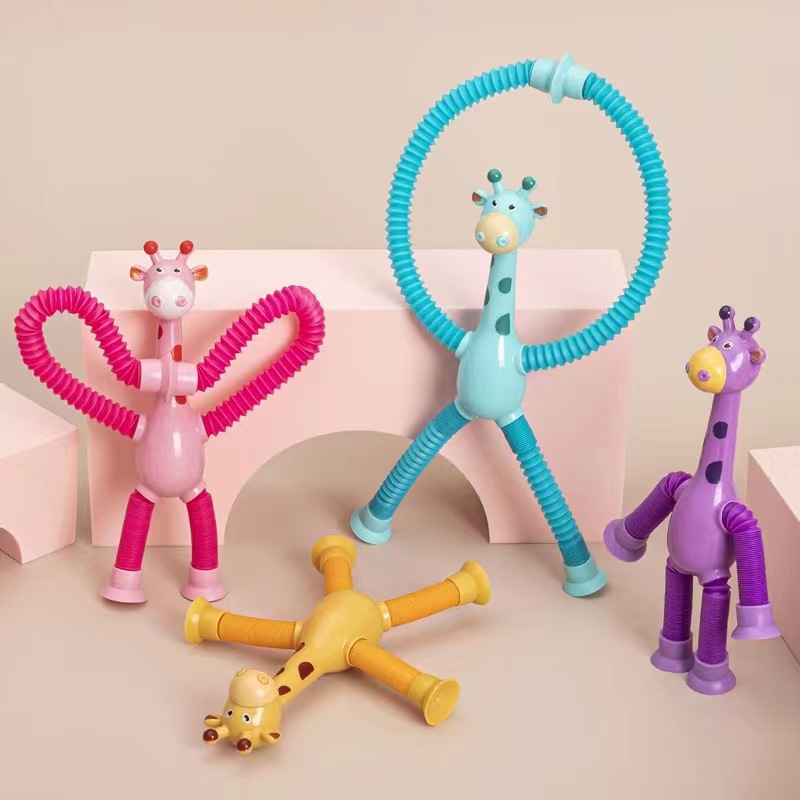 🔥Last Day Promotion 50% OFF🔥 Telescopic suction cup giraffe toy(BUY 3 GET 1 FREE NOW)