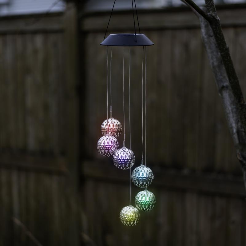 💥LAST DAY SALE 50% OFF💥Solar Metal Orb Wind Chime Mobile