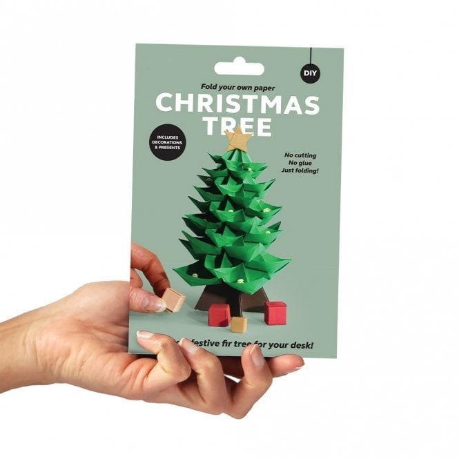 🔥Last Day Promotion 50% OFF🔥Eco-Friendly Christmas Tree Origami Kit – No-Glue Fold & Decorate!
