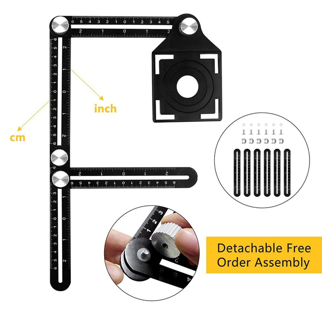 (🔥Last Day Promotion- SAVE 48% OFF)Multi Angle Measuring Locator Ruler(BUY 2 GET FREE SHIPPING)