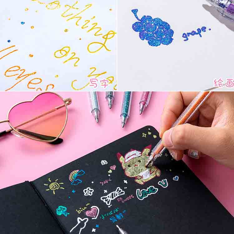 (🎄Early New Year Flash Sale🎄-48% OFF) Vibrant Gel Pen Pack