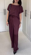 Ladies' Round Neck Loose Casual Commuting Set