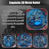 2025 New DND Fidget Spinner DICE: 7-in-1 Metal DND Dice Cube – 6-Sided Rotating Polyhedral Dice, Tabletop RPG Accessory for DMs and Player