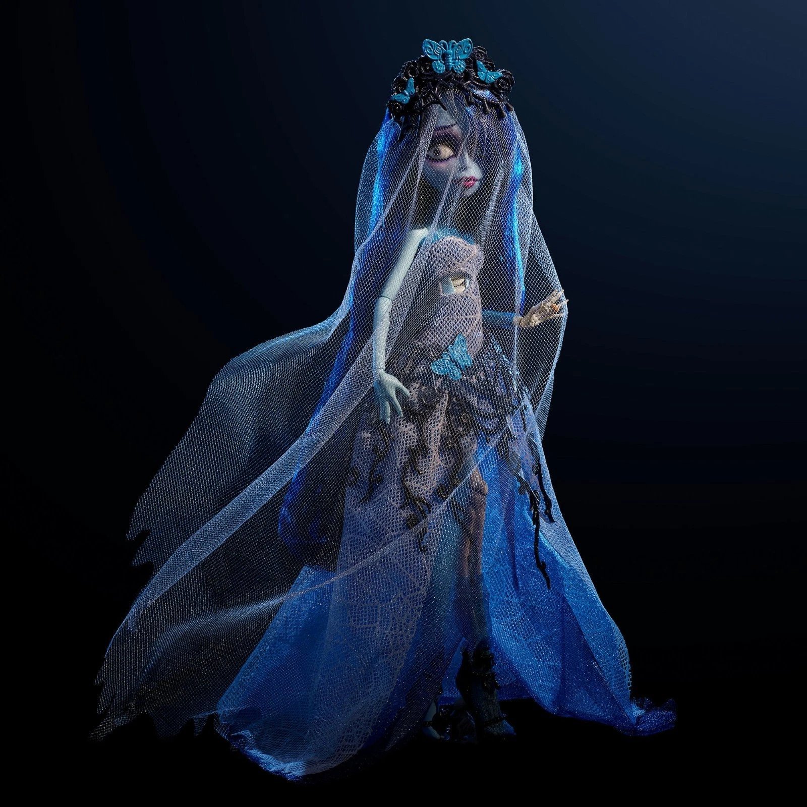 🎁TikTok Last Day Sale - 70% OFF🎃Monster High × Tim Burton's Corpse Bride Emily Skullector Fashion Doll💀🕯️
