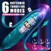 Big Mouth 3in1 Rose shaped Vibrator With 9 Tongue Licking & 6 Thrusting G Spot Dildo
