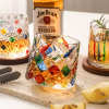Italian Diamond Art Rocking Whiskey Glass