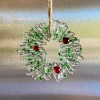 🎅Early Christmas Sale 49% OFF🎄 - Fused Glass Wreath Christmas Ornament