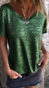 Stamping Short-sleeved T-shirt
