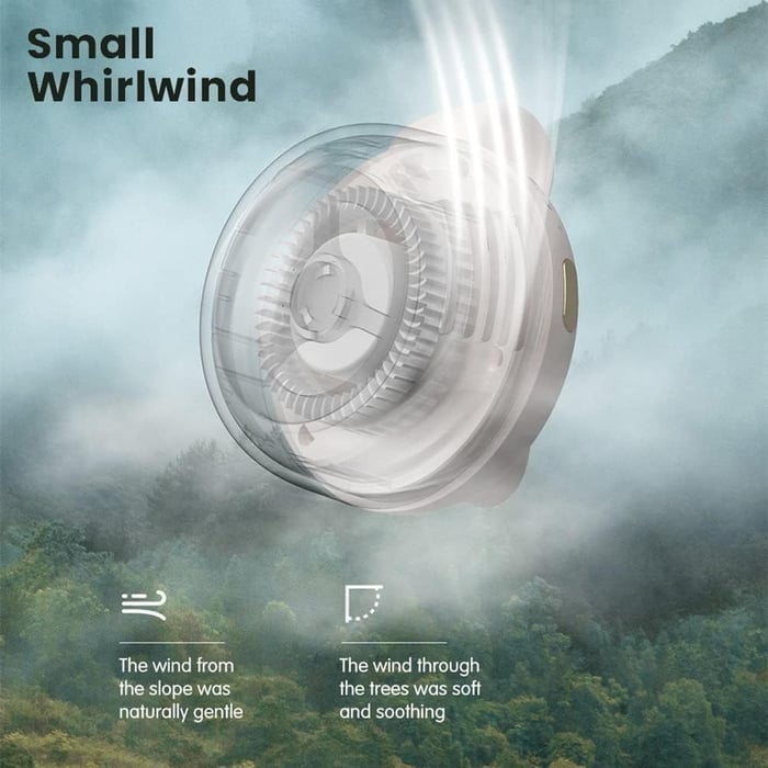 🔥Last Day Promotion 70% OFF🔥Portable Silent Mini Bladeless Electric Fan⚡Buy 2 Free Shipping