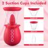 3 in 1 Sucking &Licking Rose Vibrators