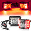 (🎄Christmas Promotion--48%OFF)LED Pods Light 4 inch Off Road Strobe light(Buy 2 get Free shipping)