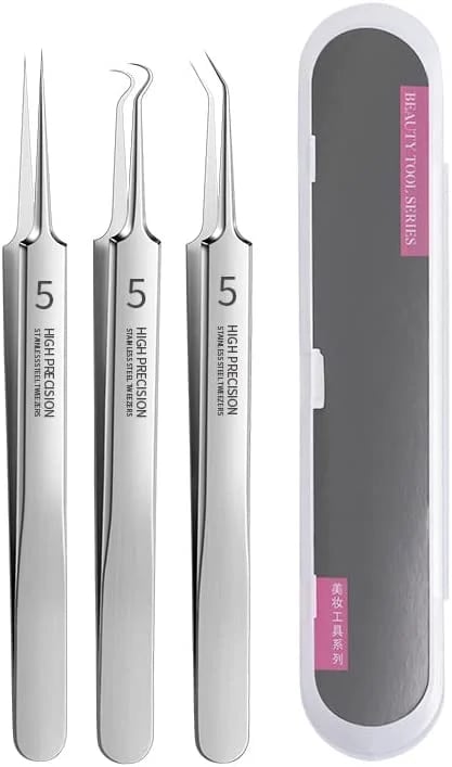 🔥Professional Facial Blackhead Remover Tweezers