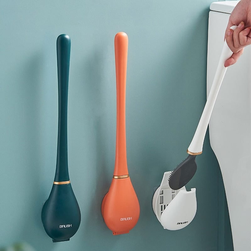 ✨Moderne flexible Toilettenbürste aus Silikon für zu Hause