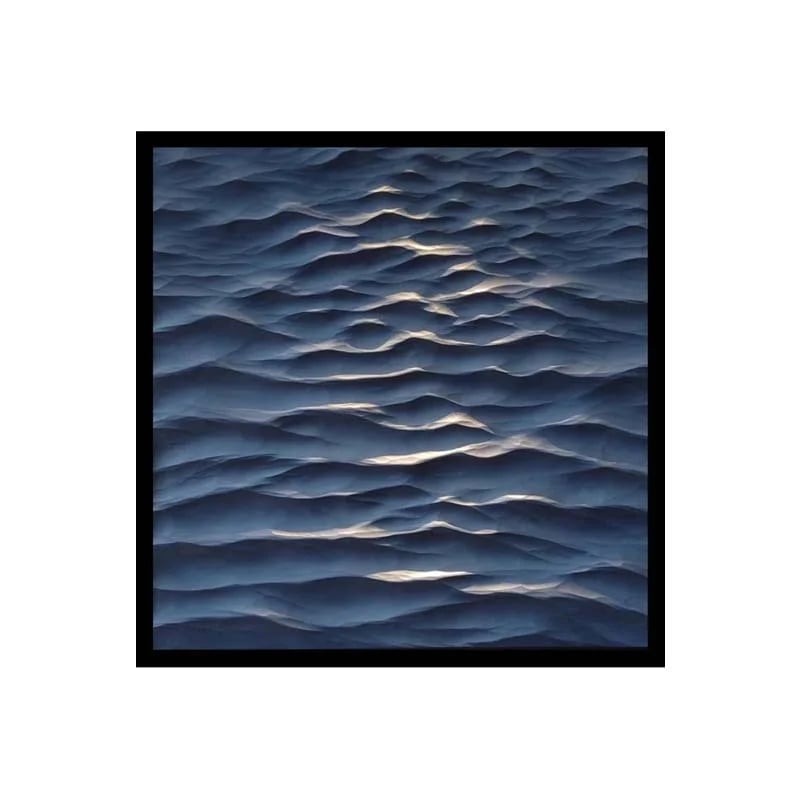 Last Day 49% OFF🌊Handmade Blue Waves Decorative Painting