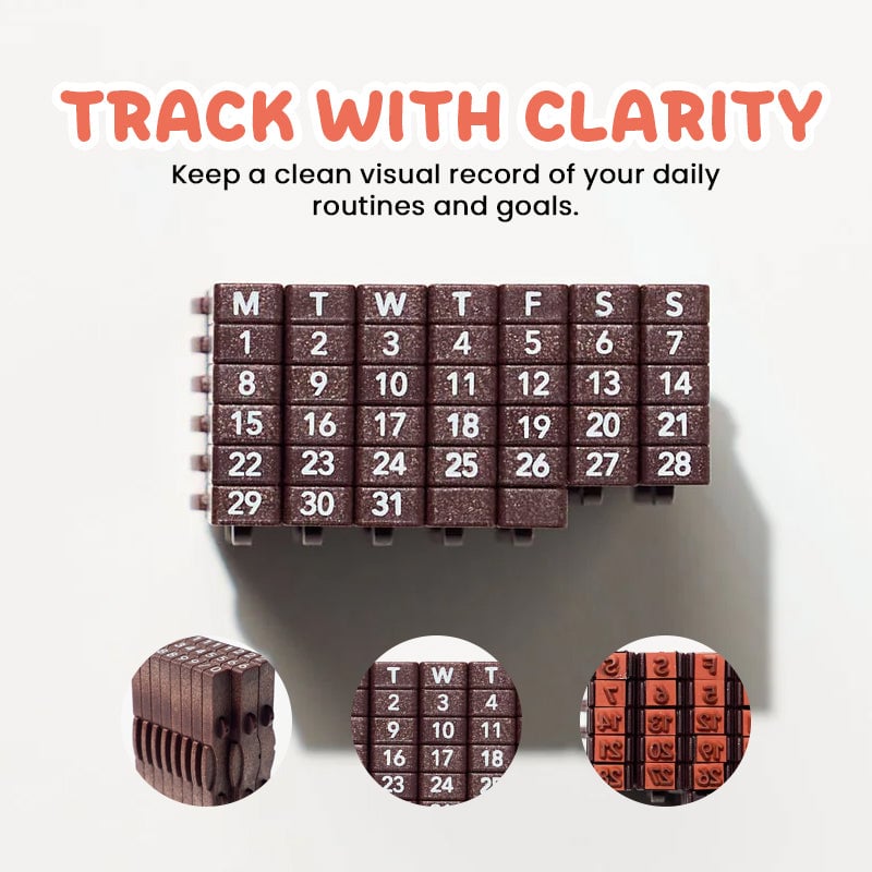 🔥Last Day 50% OFF - Connecting Calendar Stamp