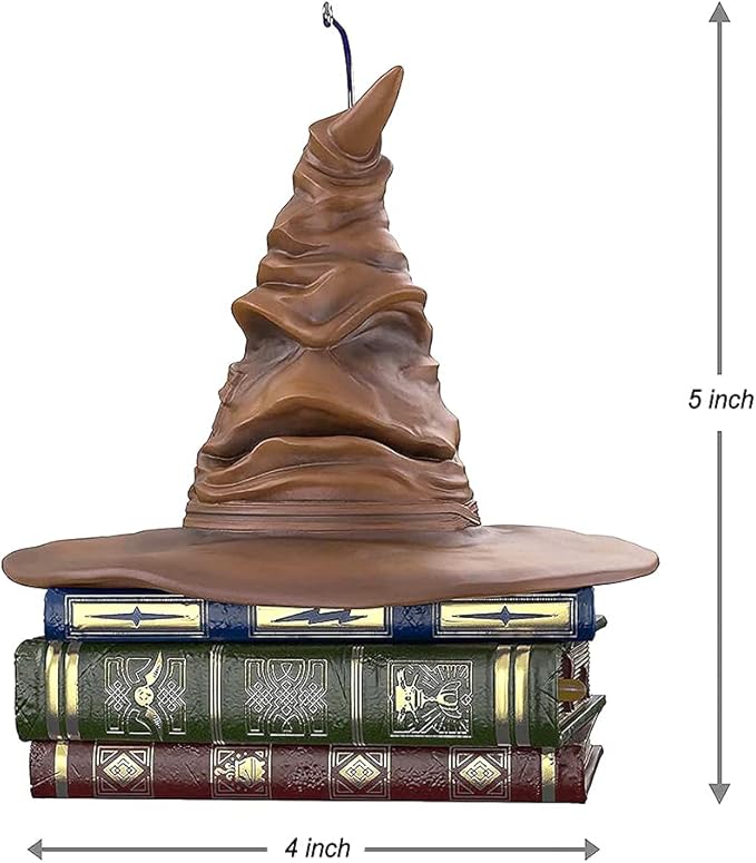 🧙Mystic Sorting Hat Ornament with Enchanted Sound